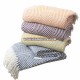 MultiColor Sofa Blanket Throw With Fringes